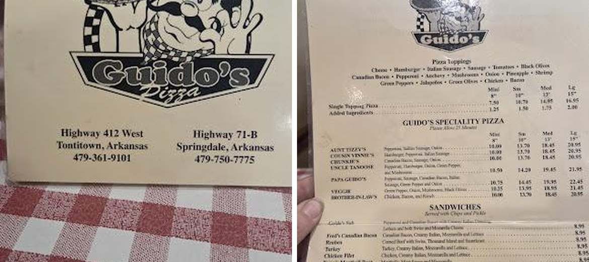Guido's Pizza - Tontitown