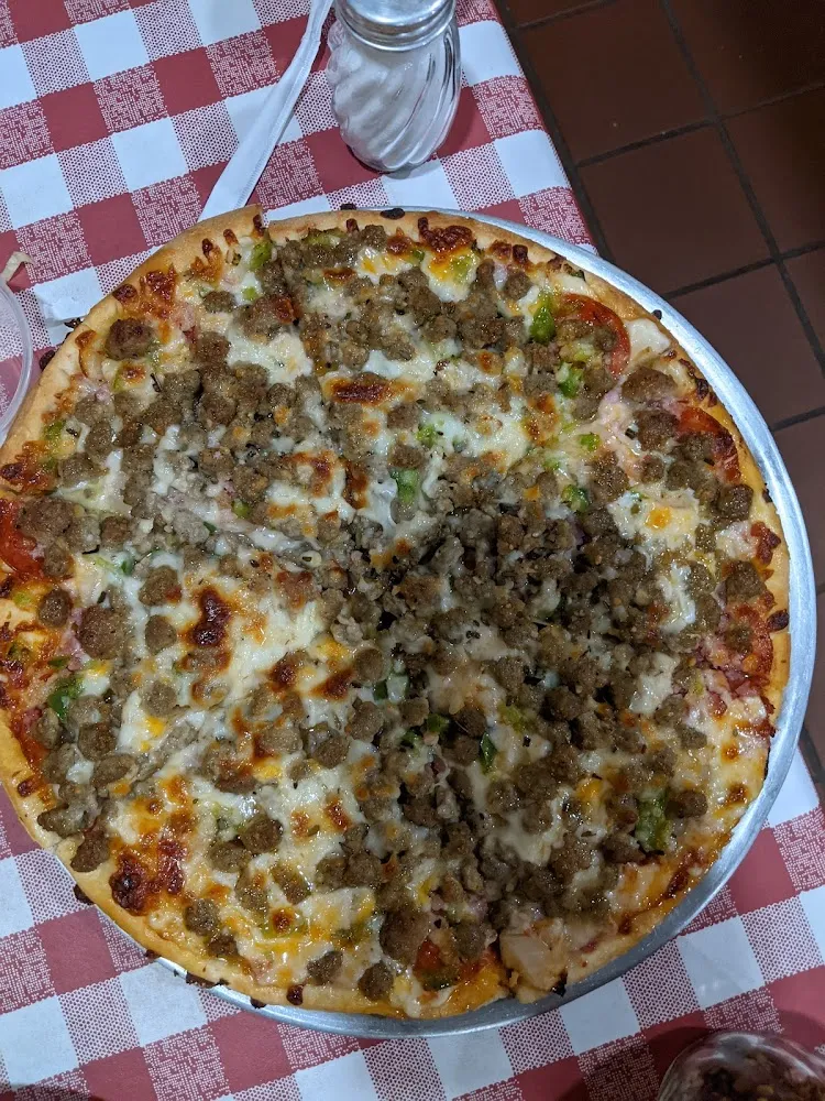 Medium Sausage Pizza Add Pepperoni Mushrooms Jalapeno