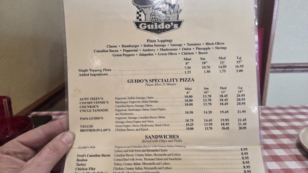 Guido's Pizza - Tontitown Fred's Canadian Bacon
